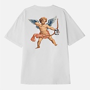 (166913042) 와치 아웃 헤비웨이트 박스 반팔티 WHITE